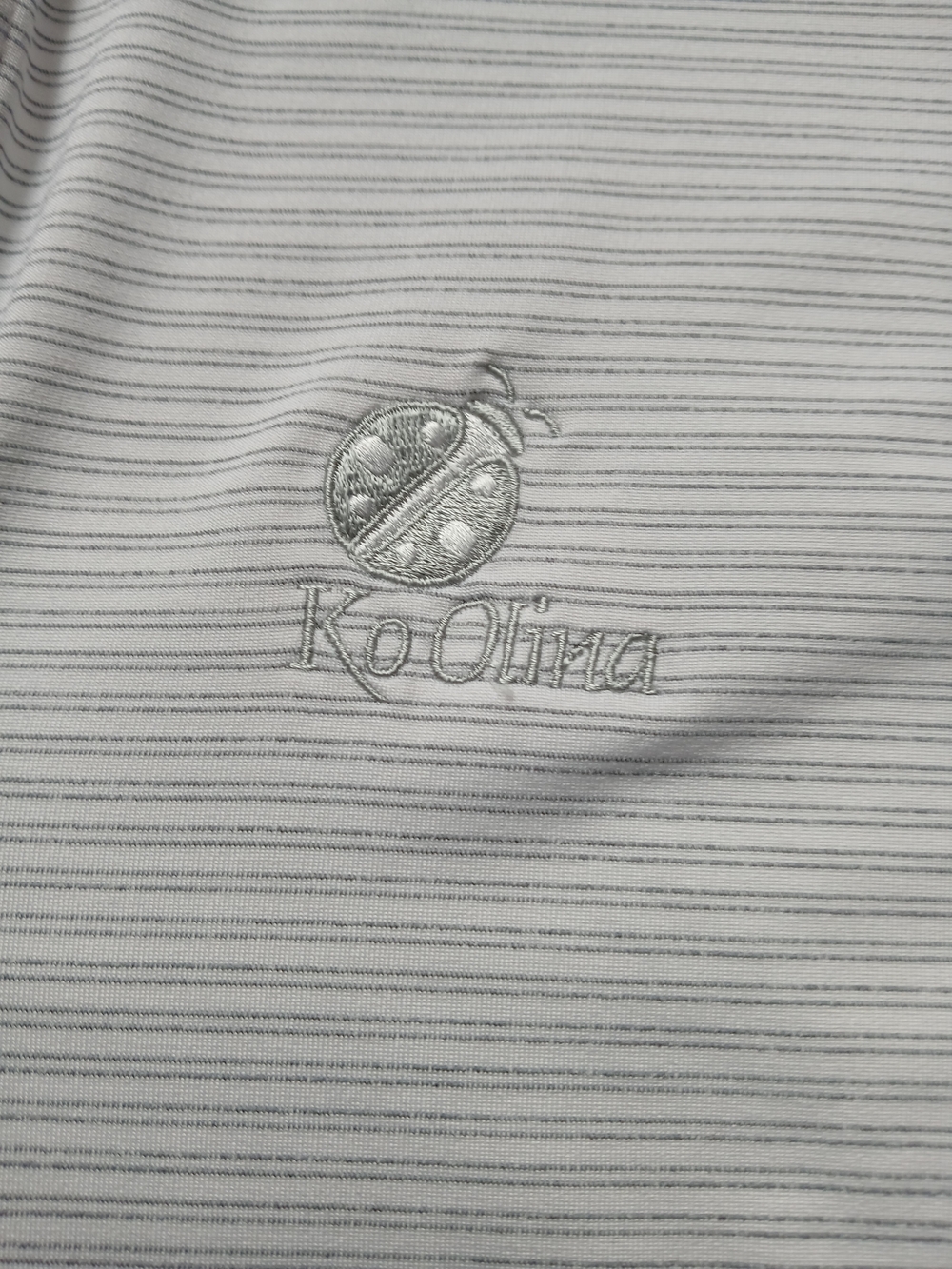 Holderness & Bourne Men's S 1/4 Zip Pullover White And Grey Ko Olina Golf Course - Picture 4 of 11